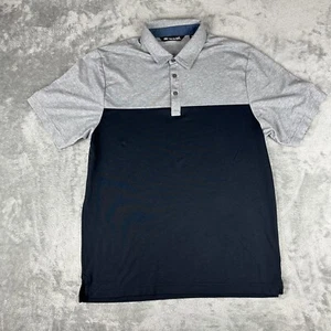 Polo Travis Mathew Para Hombre Golf Performance Gris Negro Dos Tonos Mediano - Imagen 1 de 11