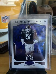 2017 Panini Certified - Immortals Mirror Blue #126 Dick Butkus /50 - Bild 1 von 2