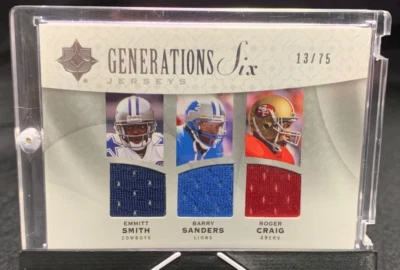 UD Generations Six Jerseys /75 Smith Sanders Craig Peterson Tomlinson Westbrook - Image 1 of 3