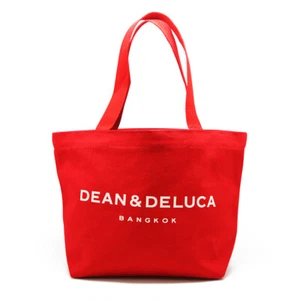 DEAN & DELUCA Tote bag Bangkok limited version cotton 100% L size Red - Picture 1 of 5