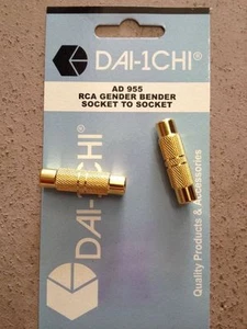 RCA Gender Bender Socket To Socket AD 955 - Picture 1 of 2