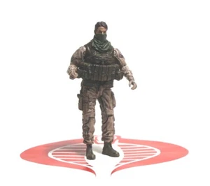 Elite Force Military Action Figure Desert Ops Soldier w Gator 1:18 Blue Box  - Picture 1 of 1