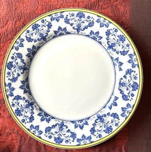 NWT Vista Alegre Castelo Branco Dinner Plate (1 Unit) Fleur Blue White Yellow - Picture 1 of 3