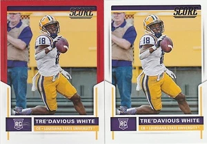 Tre'Davious White BUFFALO BILLS LSU 2017 SCORE RED RETAIL ONLY & Base #430 RC - Picture 1 of 2