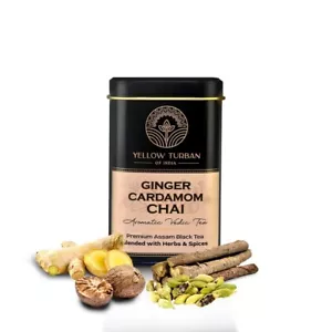 Yellow Turban Ingwer Kardamom Chai 100g Weltweit - Bild 1 von 7