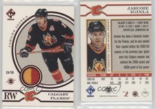 2003-04 Pacific Private Stock Reserve Red /50 Jarome Iginla #150 HOF