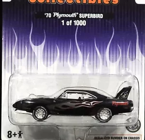 Johnny Lightning 70 1970 Plymouth Superbird Cool Collectibles Car 1/1,000 wRRs B - Foto 1 di 2