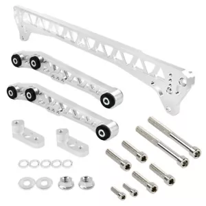 Lower Control Arm + Subframe Brace For 92-98 Honda Civic CRX Del-Sol 94-01 Acura - Picture 1 of 8
