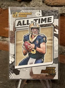Drew Brees 2021 Donruss Football Canvas Gridiron Kings All Time Saints SSP - Picture 1 of 2