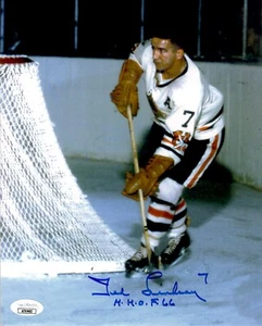 Ted Lindsay autographed signed inscribed 8x10 photo NHL Chicago Blackhawks JSA - Picture 1 of 1