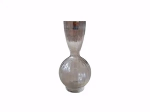 Vintage Baccarat Aquarelle 7 3/4" Clear Crystal Ribbed Bud Vase France w/ Label - Picture 1 of 5