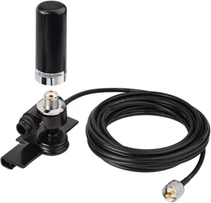 Bingfu Veicolo Ham Radio Mobile Antenna Radio VHF UHF 136-174MHz 400-470MHz Auto - Foto 1 di 12