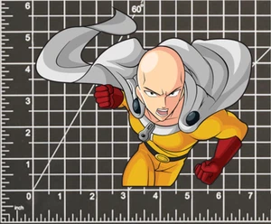 Saitama One Punch Man ADESIVO DECALCOMANIA Busto - Peeker Peeking - 4 diverse misure - Foto 1 di 5