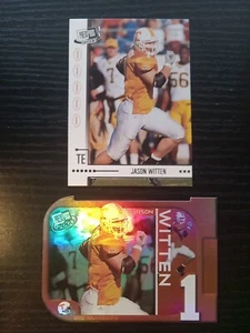 Jason Witten 2003 Press Pass Rookie Die-cut Big Numbers #34 & JE #43 Free Ship! - Picture 1 of 2