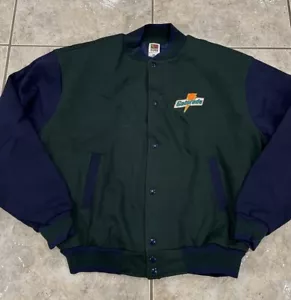 Vtg 90s Y2K 2XL Gatorade Snap Varsity Letterman Sweater Sweatshirt Lined Jacket - Picture 1 of 8