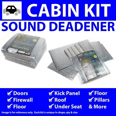 Kit de cabina Heat & Sound Deadener Nash Ambassador 1933-1957 42504Cm2 Foto 1 de 4