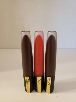 3 Loreal Rouge Signature Lasting Matte Liquid Lip Color, 2 #432 I DARE, and #424 - Image 1 of 2