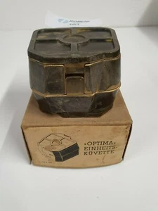 Optima Einheits-Küvetten aus Messing 053 - Bild 1 von 3