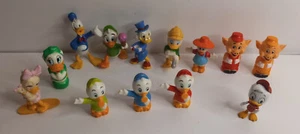 Donald Duck and Friends Figures Collection of 13 - 11 Disney Figures and 2 Pigs - Picture 1 of 1