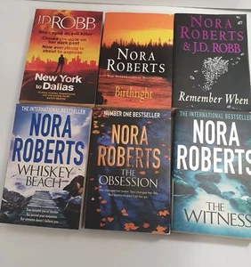 Nora Roberts J D Robb Book Bundles X 6  - Picture 1 of 7