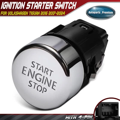 Interruptor de arranque de encendido parada de arranque para Volkswagen Tiguan 2016-2024 5NG959839A Foto 1 de 4