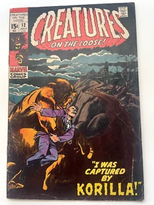 Creatures on the Loose #12  Marvel Jack Kirby 1971 Korilla - Picture 1 of 12