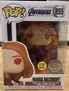 Marvel - Funko Pop Vinyl Figure - Avengers Endgame - Wanda Maximoff No.855 Glow - Picture 1 of 6