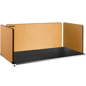 VEVOR Fonoassorbente Pannello Divisorio da Scrivania 3PZ 152x61cm Colore Giallo - Foto 1 di 12
