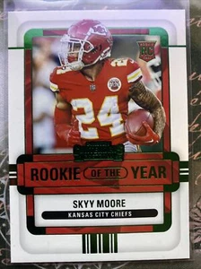 2022 Panini Contenders Novato del Año Esmeralda Paralela #ROY-SMO Skyy Moore - Imagen 1 de 7