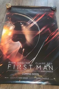 FIRST MAN Double Sided Original Movie Poster 27×40 inches - Picture 1 of 1