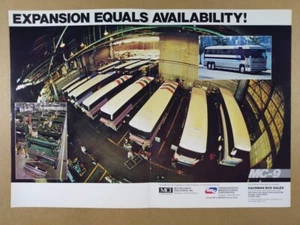 1982 MCI MC-9 Crusader II Bus Factory Photo Vintage Print Ad - Bild 1 von 1