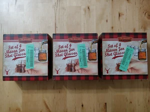 NEW Lot of 3 The Original Workshop Mason Jar Shot Glass 2 fl oz (12 total) 548 - Picture 1 of 8