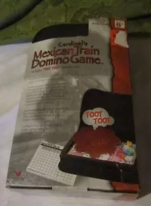 2003 Cardinal's Mexican Train Domino Game with Toot Toot Hub Portfolio Double 12 - Picture 1 of 2