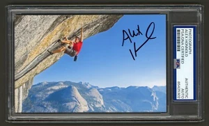 Alex Honnold Signed Photo (PSA) Free Solo Rock Climber El Capitan Yosemite Auto - Picture 1 of 2