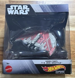 Hot Wheels Starship Selects Ahsoka Tano’s T-6 Jedi Shuttle #27 - Picture 1 of 6