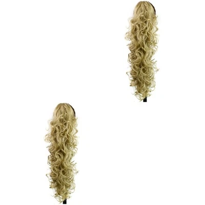  26-Zoll lange unordentliche Locken Klaue Clip Pferdeschwanz Extensions - Bild 1 von 4