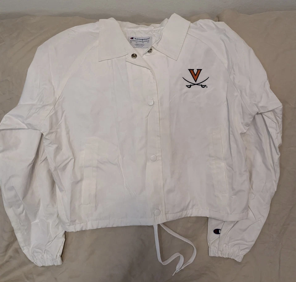 Virginia Cavaliers Champion Women’s Mid Drift Windbreaker-Med-NWT - Image 1 of 1