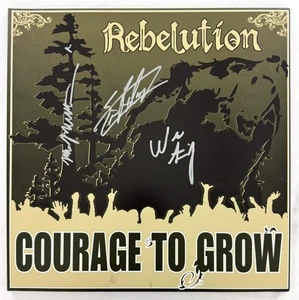Rebelution Band x3 signed Autogramm Album Vinyl Schallplatte - Mut zum Wachsen JSA COA - Bild 1 von 4