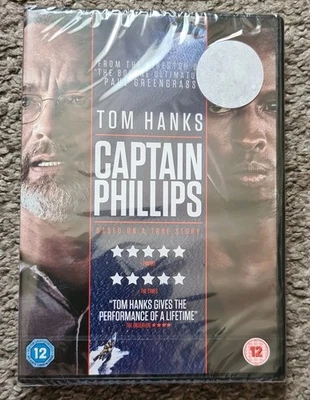 Captain Phillips DVD  - True Story, Action Drama, Thriller - New and sealed.  - Image 1 of 2