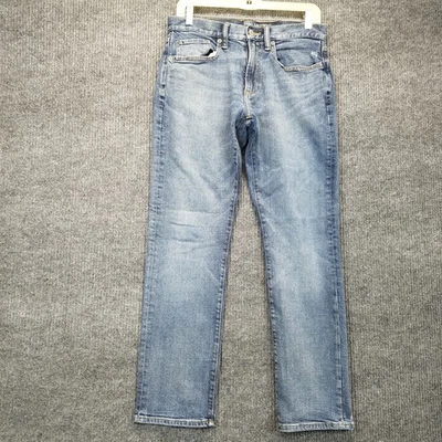 Gap Jeans Mens 29 X 30 Fits 30 X 30 Blue Denim Slim Stretch Straight Medium Wash - Image 1 of 4