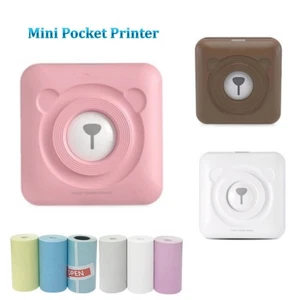 Portable Mini Smart Photo Printer Mini Pocket Bluetooth F Android/iOS +Paper - Picture 1 of 16
