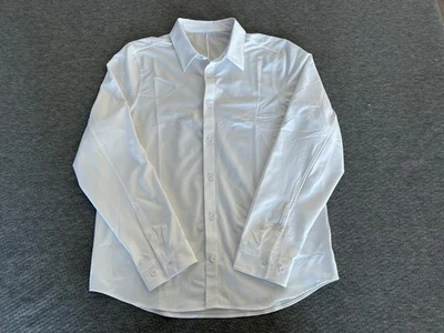 Lululemon Men's Venture Long-Sleeve Button-Down Shirt Small White - Image 1 of 4