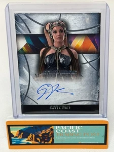 TOPPS Star Wars Masterwork - GARSA FWIP #A-JN - Autógrafo - Imagen 1 de 2