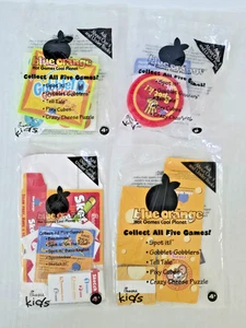 Juego de 4 juguetes de comida para niños Chick-fil-A azul naranja 2013 y 2014 - Imagen 1 de 13