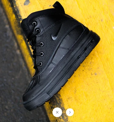 Nike ACG Woodside 2 High TD Triple Black 524874-001 Toddlers Boots Size 4C New - Image 1 of 2