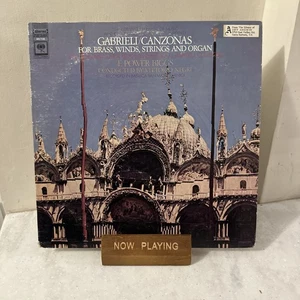Gabrieli – Canzonas For Brass, Winds, Strings And Organ - LP - VG+/VG+ - Picture 1 of 2