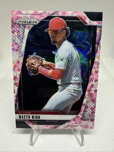 Béisbol Panini Prizm 2025 Maysn Winn #126 Pink Blossom Prizm/20 - Imagen 1 de 2