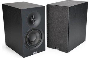ELAC Debut 3.0 DB53-BK Bookshelf Speakers, Black Ash (Pair) - Picture 1 of 16