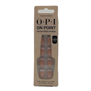 OPI On Point Instant Press‑On Mani 24 Nails + Glue 0.07 fl oz New - Picture 1 of 3