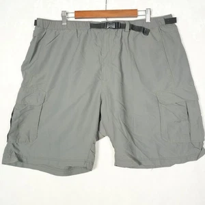 REI Cargo Shorts Men's Size 2XL Gray 9' Inseam Outdoor Hiking Fishing UPF 50 - Picture 1 of 7